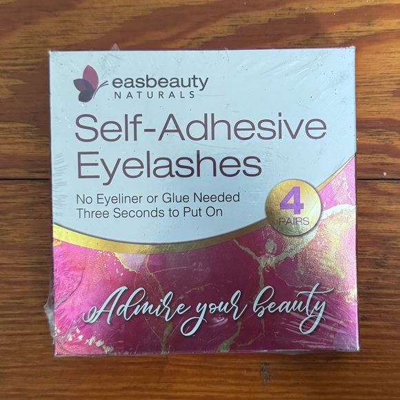 easbeauty Self-Adhesive Eyelashes No Eyeliner or Glue Needed 4 Pair - Picture 1 of 3